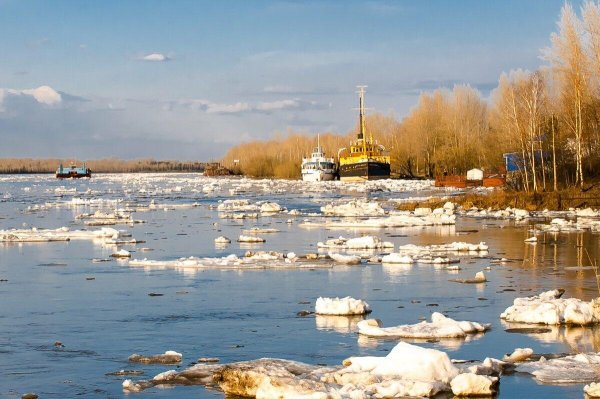 Усинск ледоход