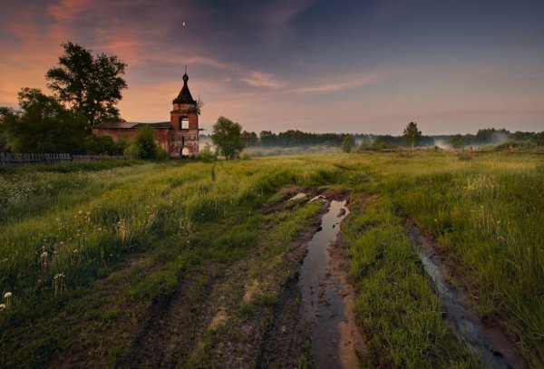 Природа России старые храмы