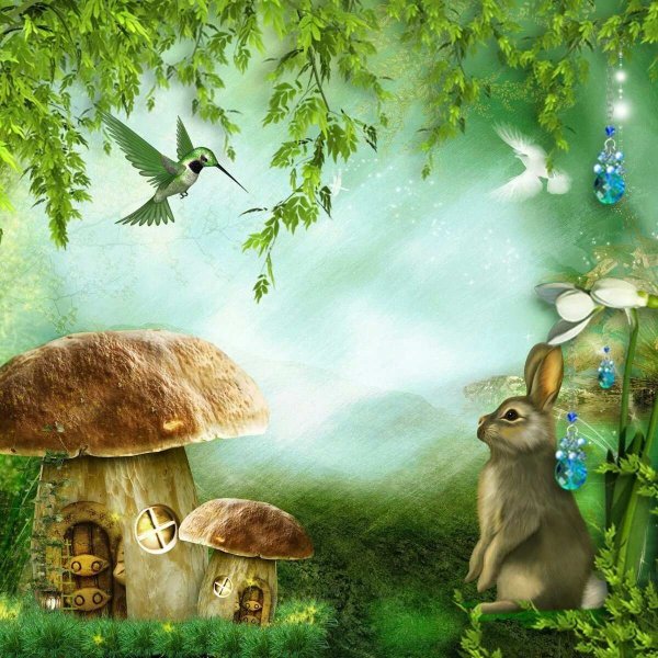 Сказочный лес картинки для детей