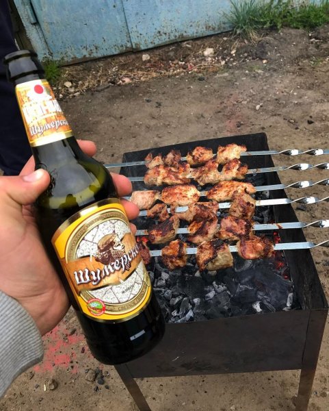 Шашлык с водочкой
