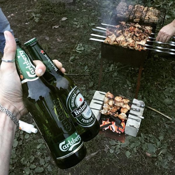 Шашлык и пиво