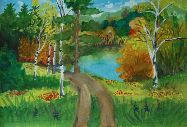 Рисунок на тему природа