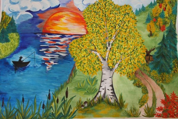 Рисунок на тему природа
