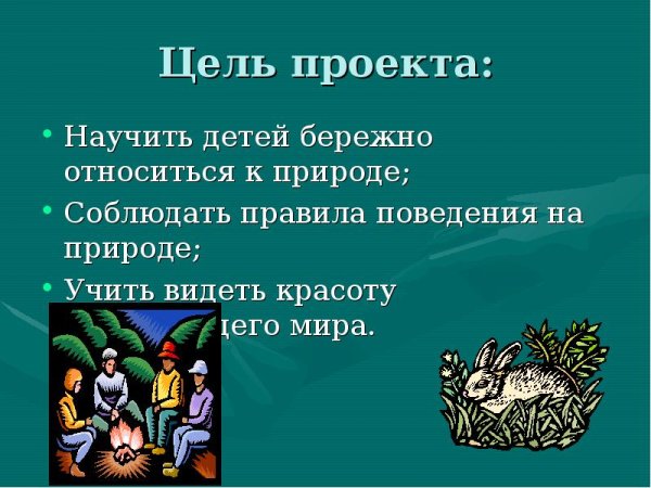 Правил поведения в природе