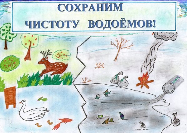 Экология плакат для детей