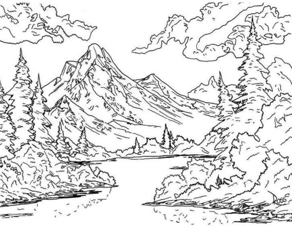 Раскраска. Весна