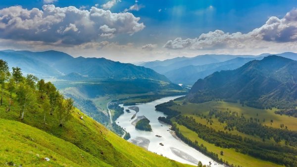 Долина реки Катунь