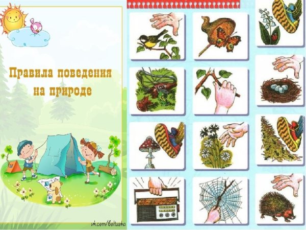 Знаки защиты природы