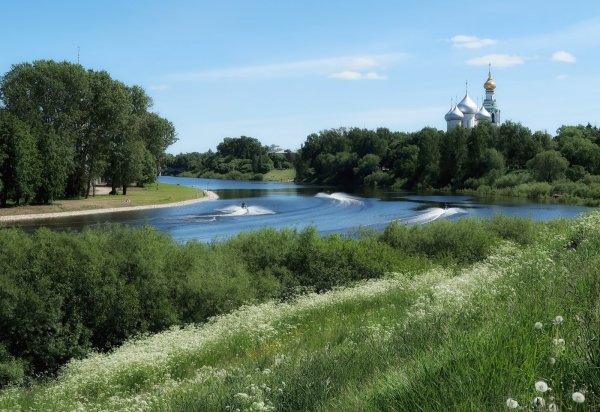 Вологда лето река