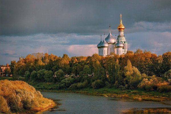 Вологда осень собор