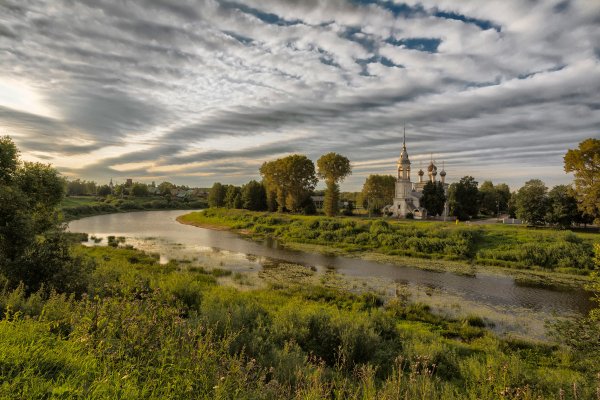 Вологда лето река