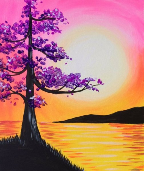 Рисунки для срисовки природа