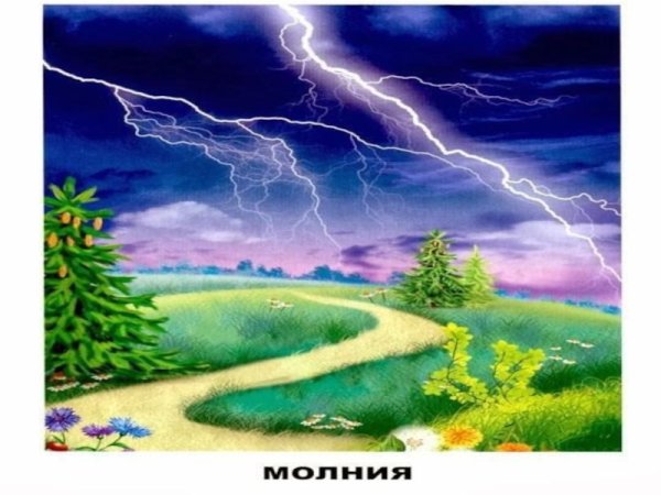 Природные явления для дошкольников