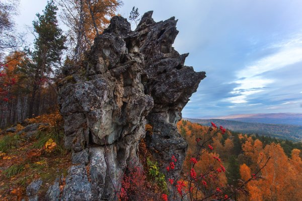 Уральский осенний пейзаж Златоуст