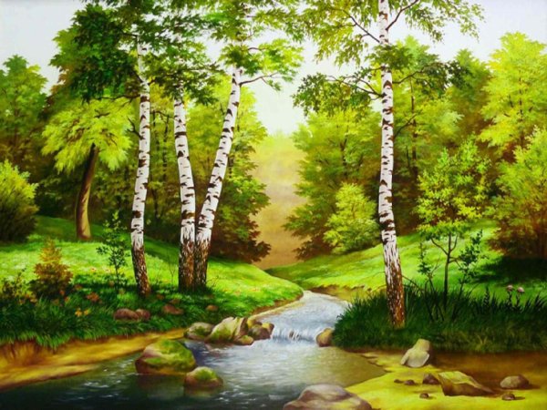 Пейзажи для срисовки