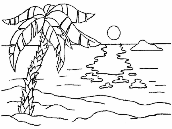 Рисунок на тему лето карандашом