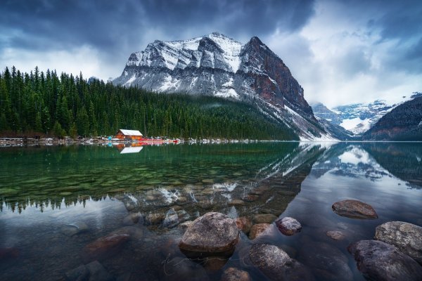 Озеро Moraine Канада