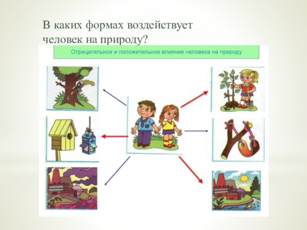 Воздействие человека на природу