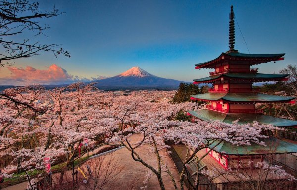 Гора Fuji Япония