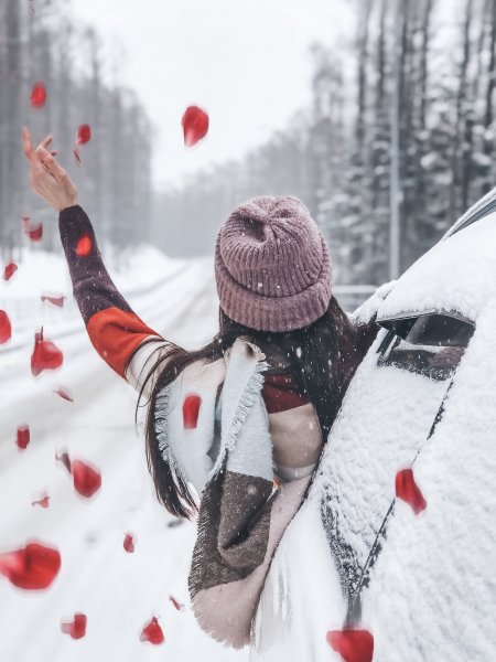 Идеи для фотосессии зимой