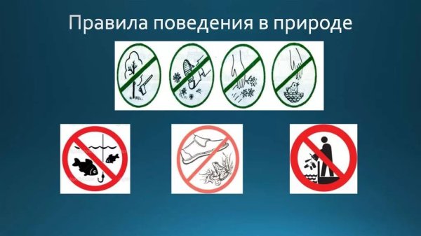 Знаки береги природу