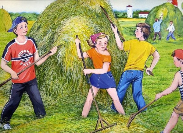 Уборка участка в ДОУ