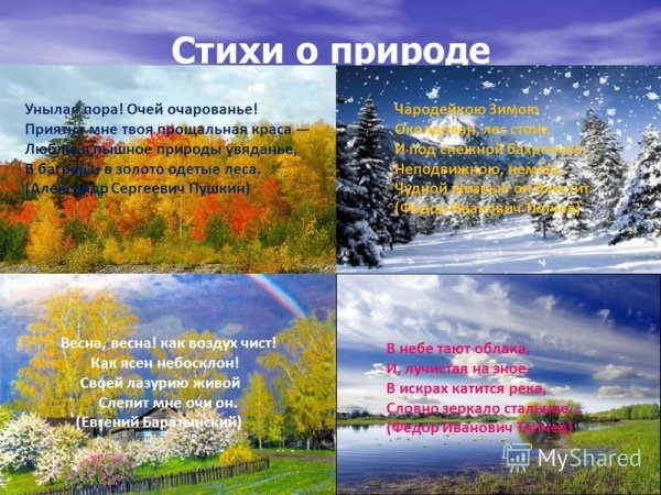 Стихи о природе