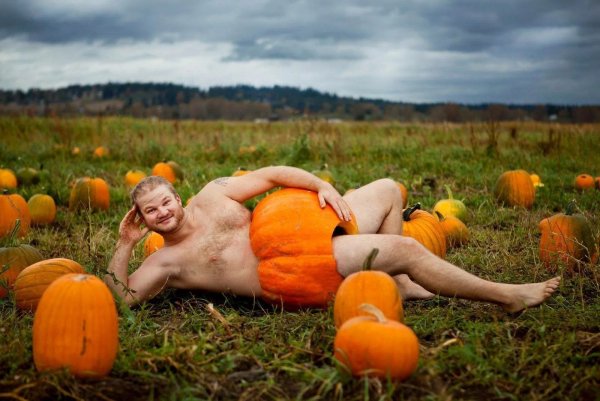 Фотосессия с тыквами