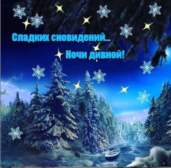 Спокойной ночи зимой