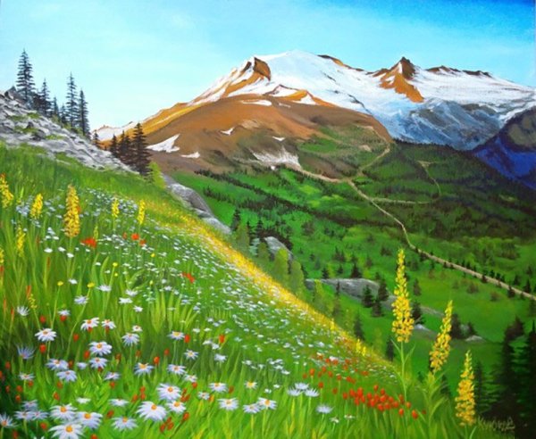 Карипбек Куюков картины