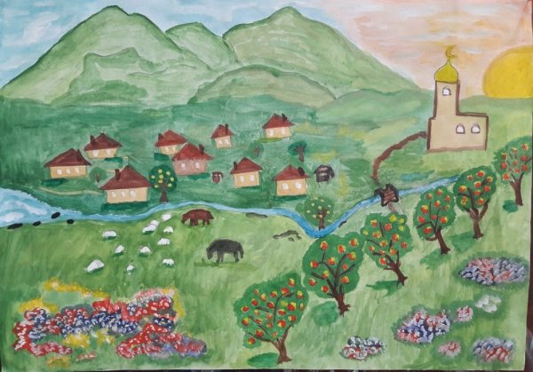 Рисование природы Башкортостана