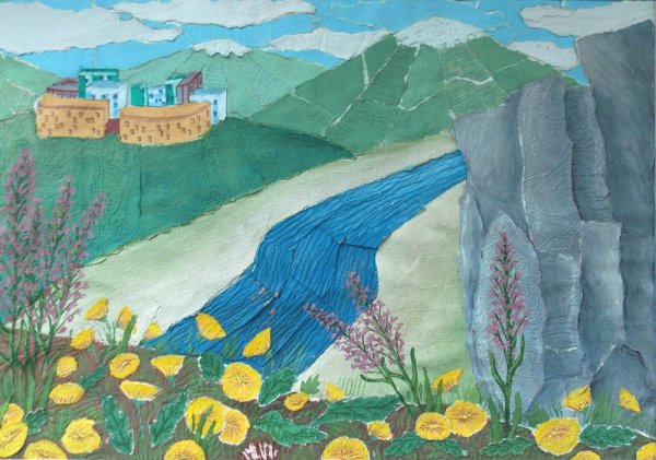 Природа Донбасса рисунок