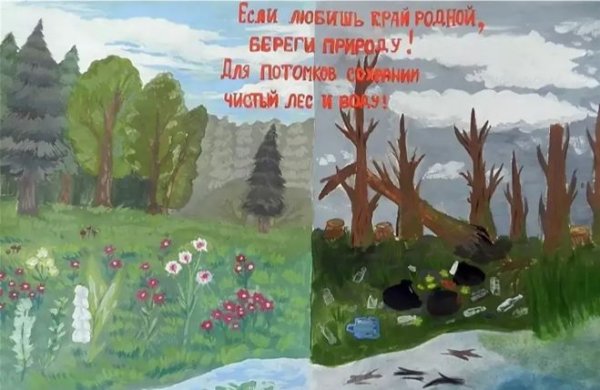 Плакат на тему мы любим наш край