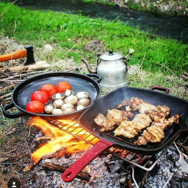 Пикник шашлык на природе