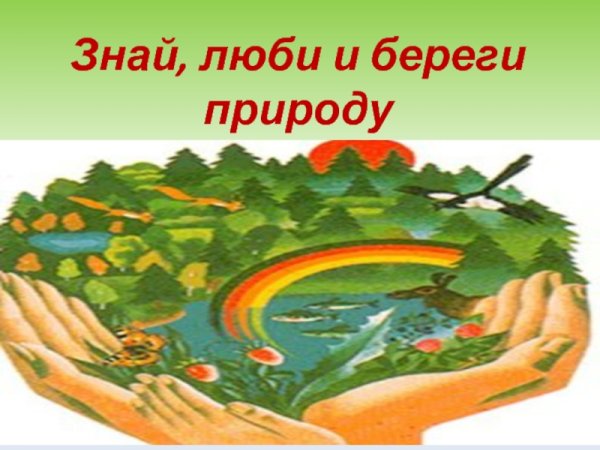 Берегите природу