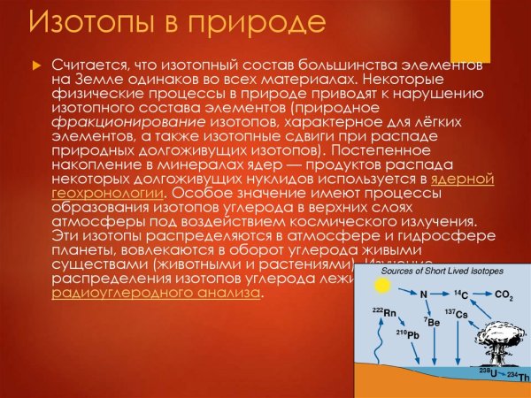 Радиоактивные изотопы