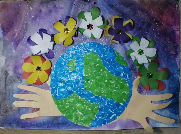 Рисунок на тему земля наш дом