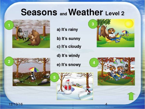 Weather английский язык