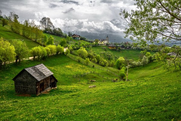 Красивая деревня
