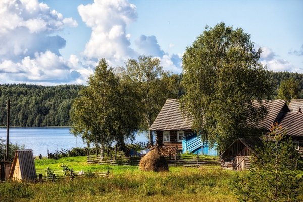 Родные просторы Пушгоры панорама