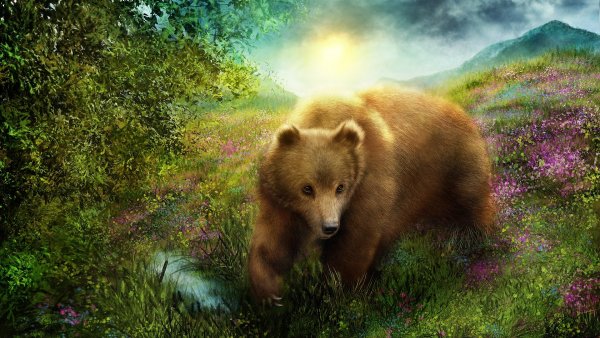 Природа и животные арт