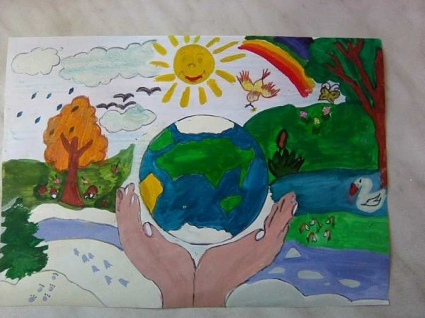 Рисунок на тему заповедник