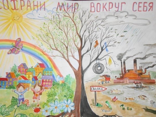 Рисунки на тему экология природы