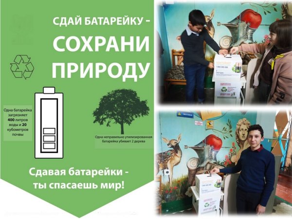 Экопроект батарейки сдавайтесь