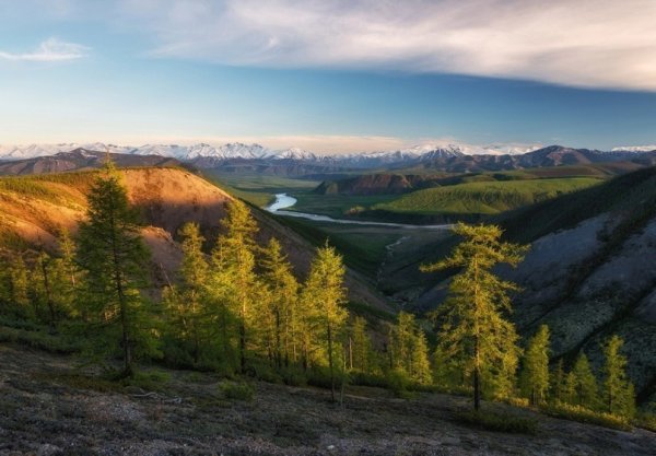 Сибирь горы Саяны