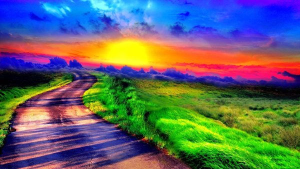 Яркая природа