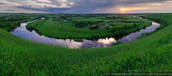 Река Кшень в Курской области