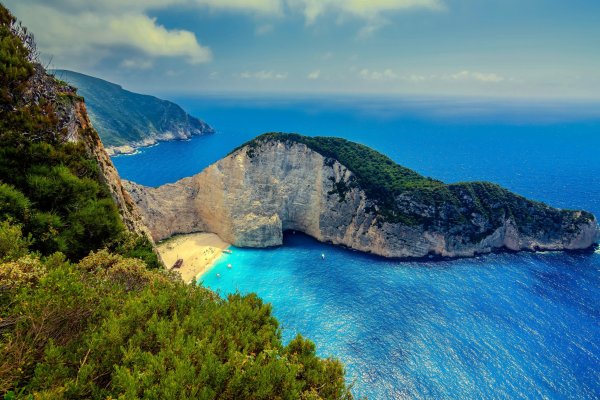 Остров Корфу в Ионическом море