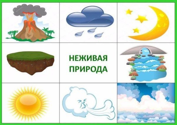 Неживая природа для дошкольников