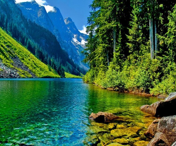 Красивые пейзажи с водопадами